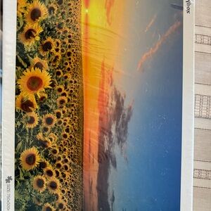 1000 Piece Sunflower Sunset Puzzle